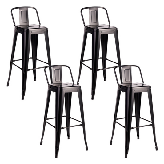 4 Sillas Nova  · Industrial · Negro